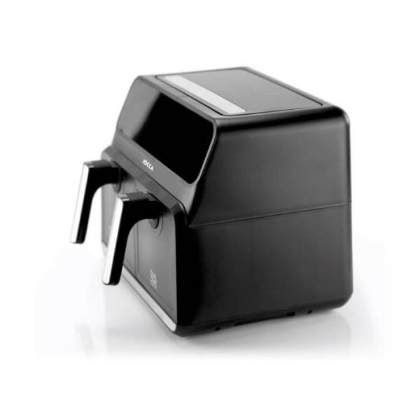 Friteuse Electrique  Sans Huile Double - JOCCA - 2097 - 4L + 4L - 38,5x39,5x31,5 cm - Image 4