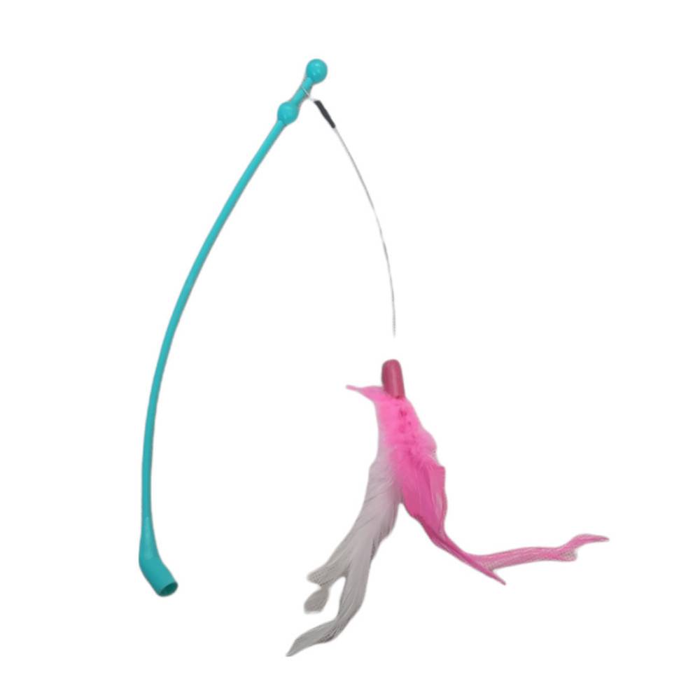 animallparadise - jouet  rotatif avec plumeau cat player2  ø 48 x 34.5 cm pour chat - Image 6