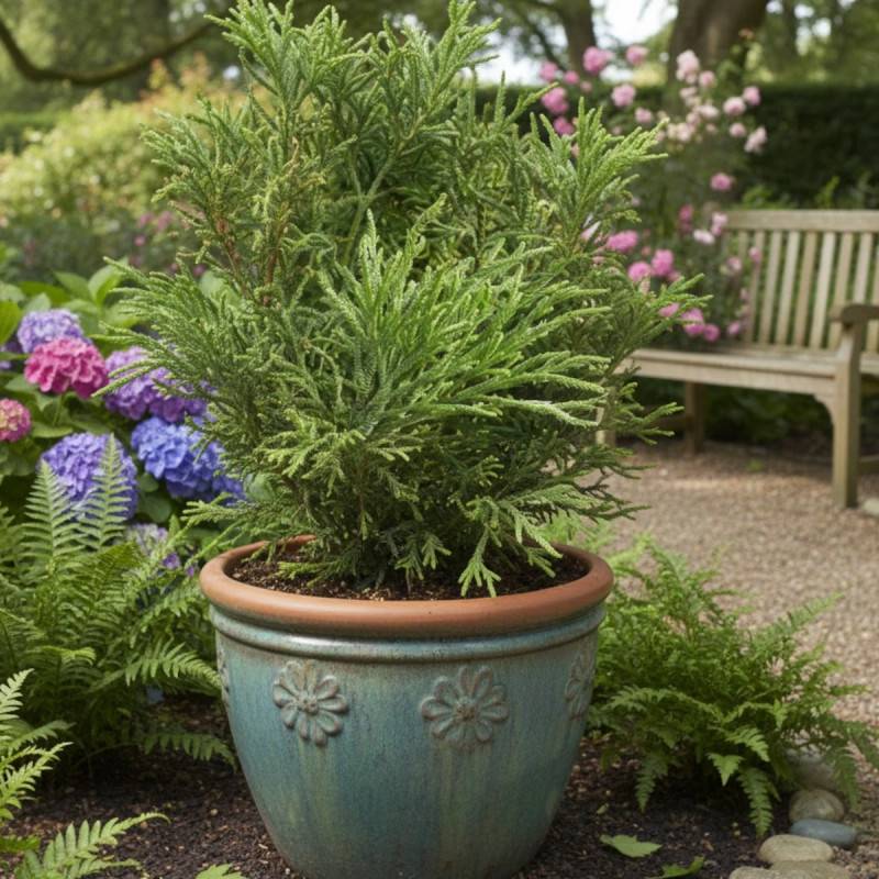 Cèdre du Japon Rasen Sugi, Cryptomeria - Pot de 3L - 20/40 cm - Image 4