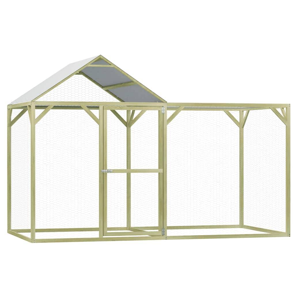 Vidaxl - Poulailler 3x1,5x2 m Pinède imprégnée vidaXL 278400 - Image 1
