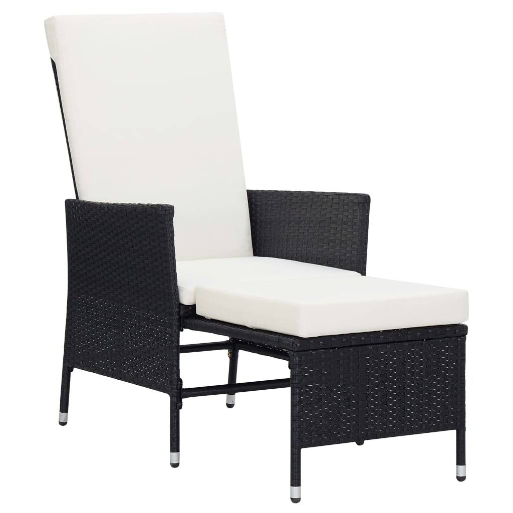 Vidaxl - Salon de jardin 2 pcs avec coussins Résine tressée Noir vidaXL 310231 - Image 9