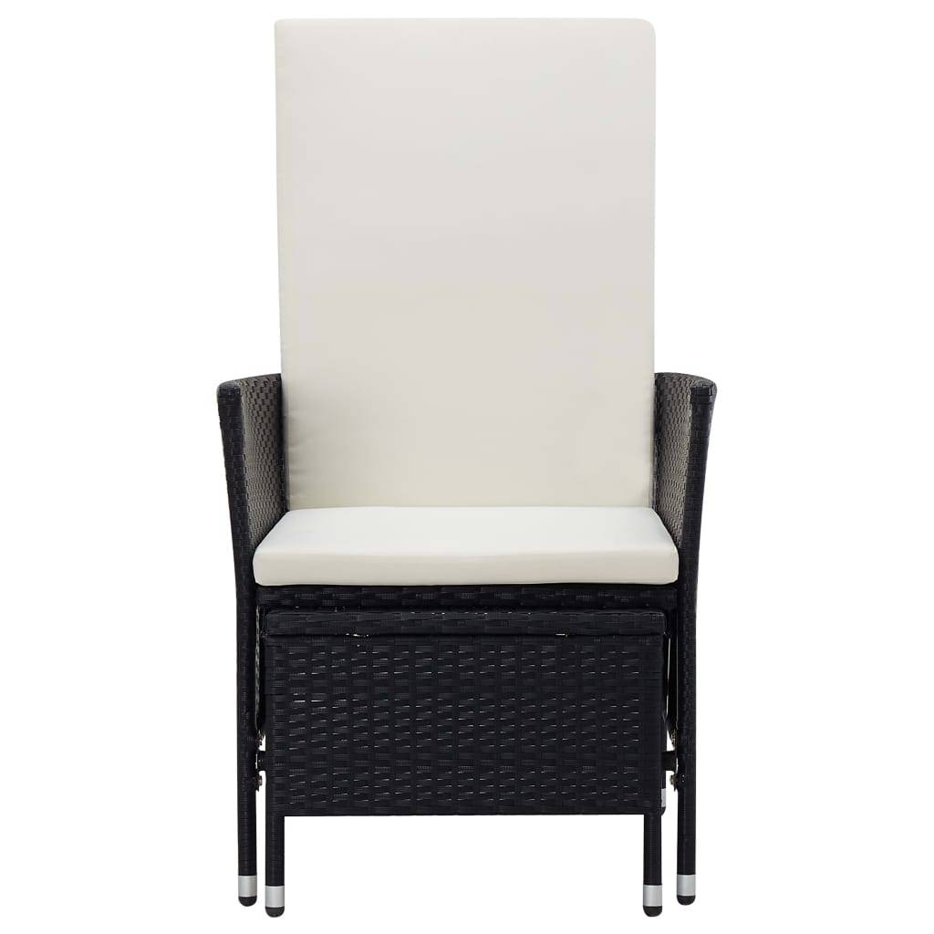 Vidaxl - Salon de jardin 2 pcs avec coussins Résine tressée Noir vidaXL 310231 - Image 5