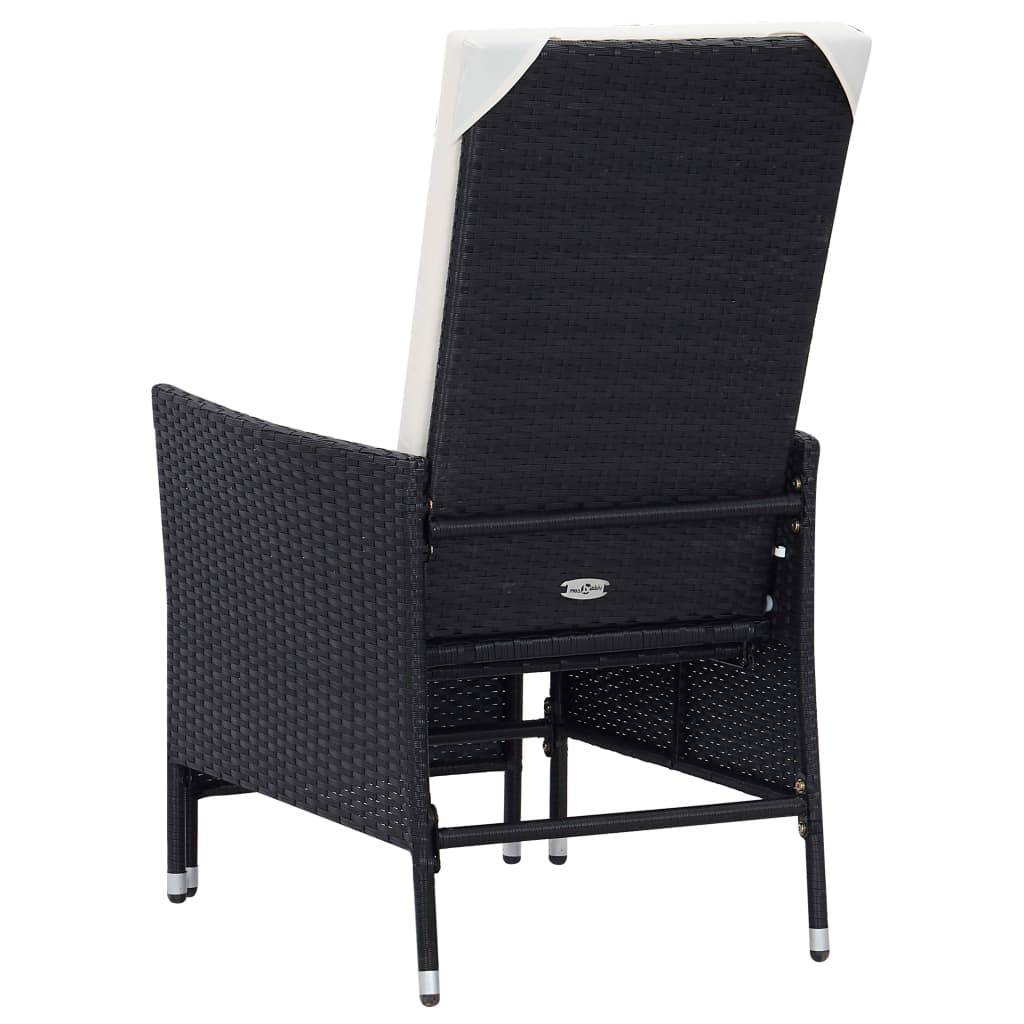 Vidaxl - Salon de jardin 2 pcs avec coussins Résine tressée Noir vidaXL 310231 - Image 8