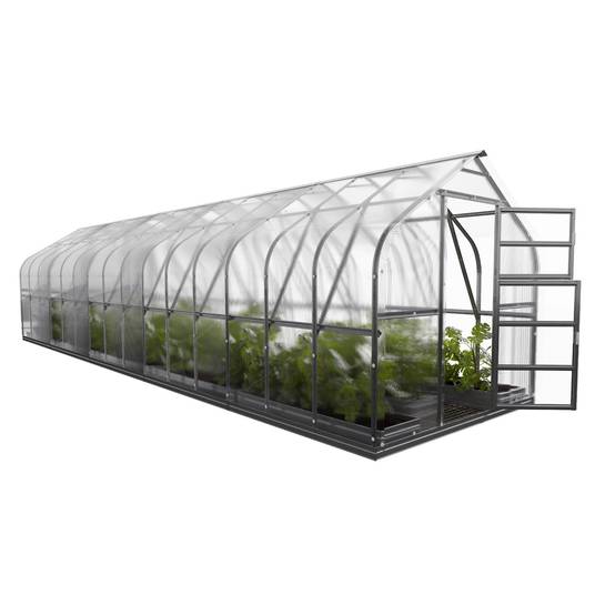 Serre KLASIKA Standard 30m2, 2,5m x 12m, 6 mm avec revêtement en polycarbonate (Avec 6 toits ouvrants automatiques) - Image 3
