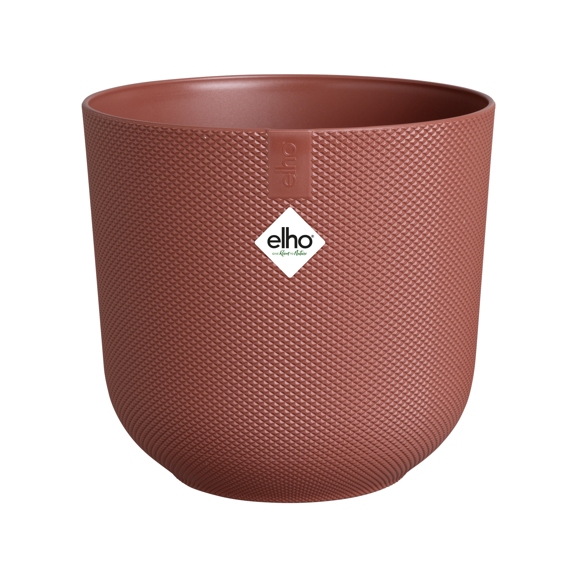 Pot Fleurs Rond Plastique Intérieur Extérieur Moderne Rouge Toscan 19cm - ComfortXL Green Living - Image 2