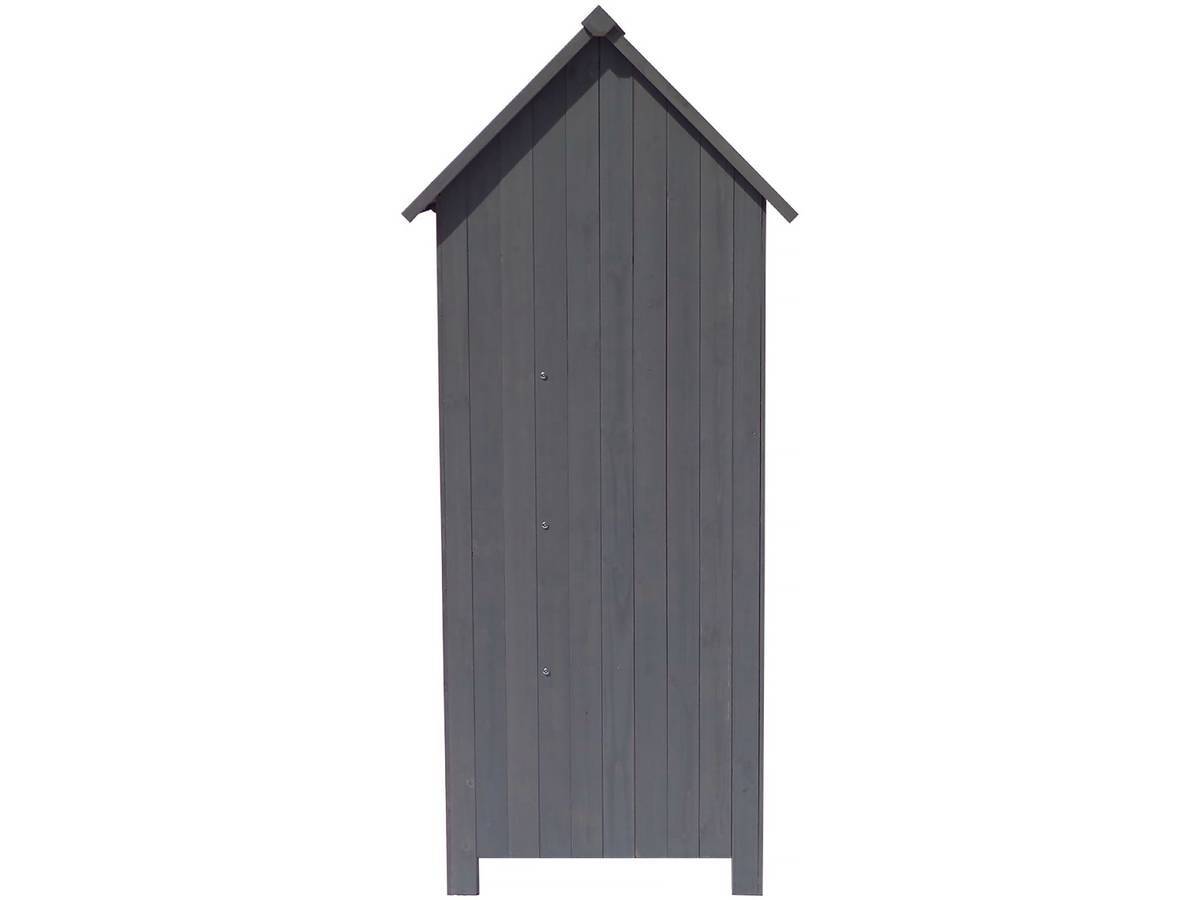 Armoire De Jardin "cabanon" - 77 X 54.5 X 179 Cm - Anthracite -habitat Et Jardin - Image 4