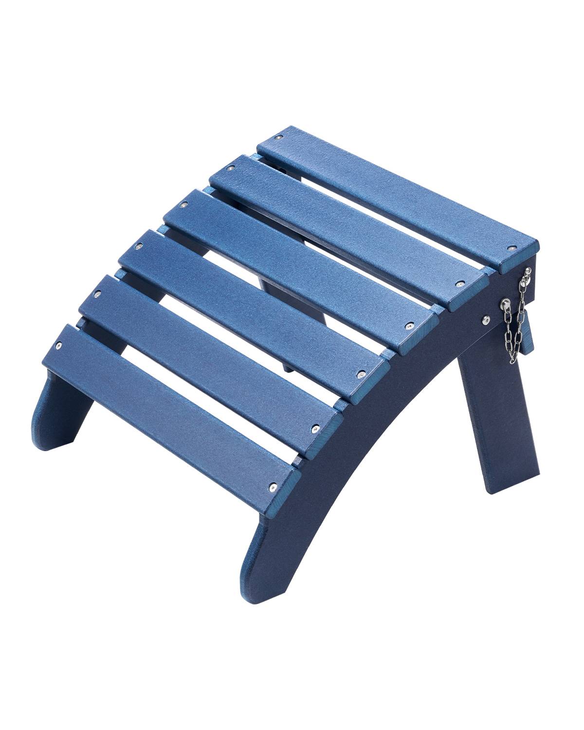 VEVOR Repose-pieds pliable Adirondack, PEHD, 475x480x350mm, bleu.