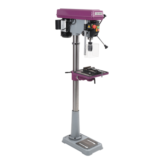Perceuse sur colonne Star 20 PC avec étau - 230 V mono - SIDAMO - 20501019 - Image 2