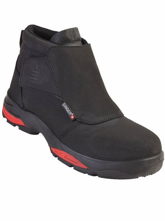 Chaussure de sécurité SINGER haute - Cuir nubuck - S3 SRC HRO - Taille 39 - ETNA39 - Image 3