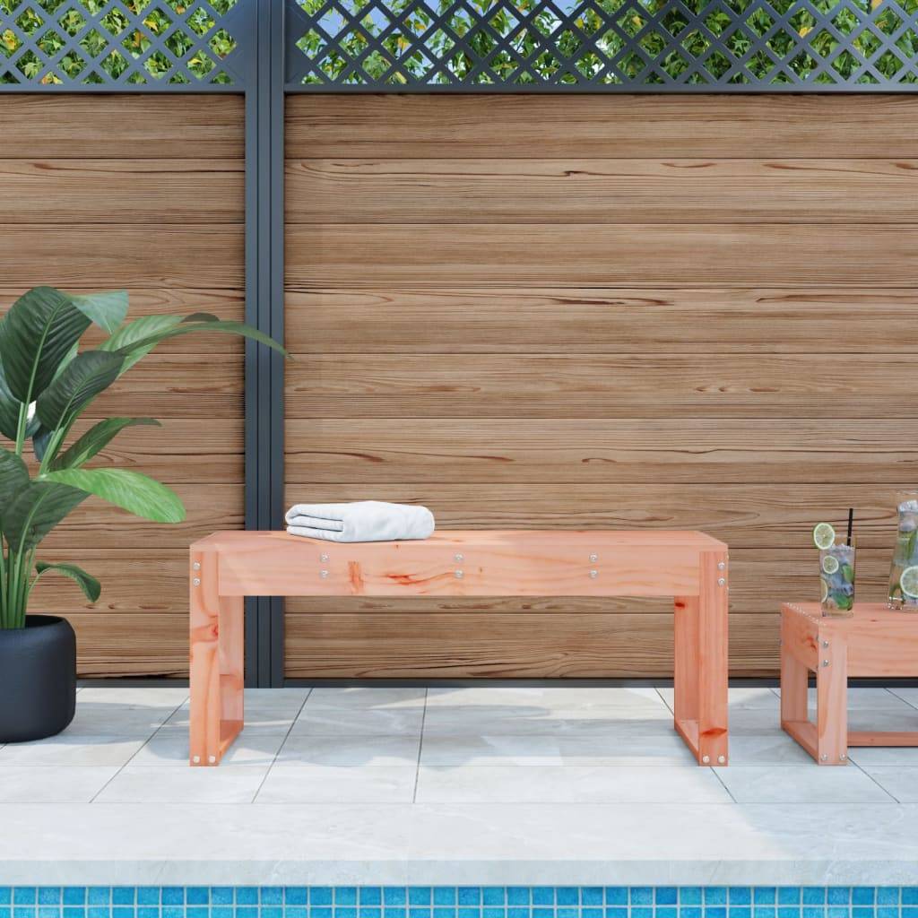 Maison Chic - Banc de jardin - Banc d'extérieur - Banquette 110x38x45 cm bois massif de douglas - Image 2