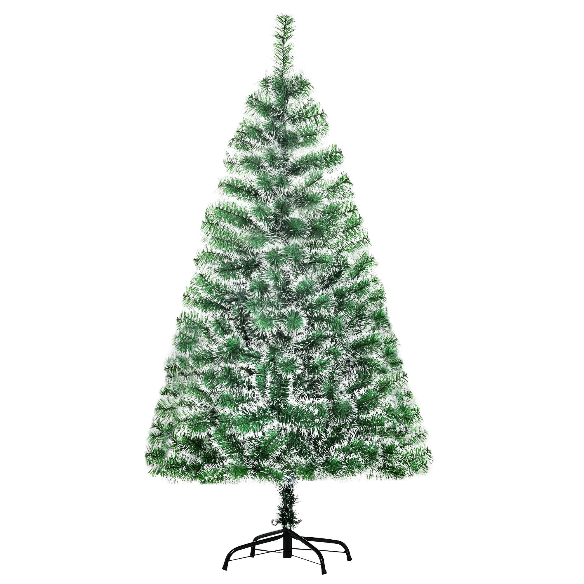 Sans Marque - Arbre de Noël artificiel scène de neige Ø 75 x 150H cm 416 Réplique d'une branche d'épine Nordmann Grand Réalisme,Sans Marque - Image 2