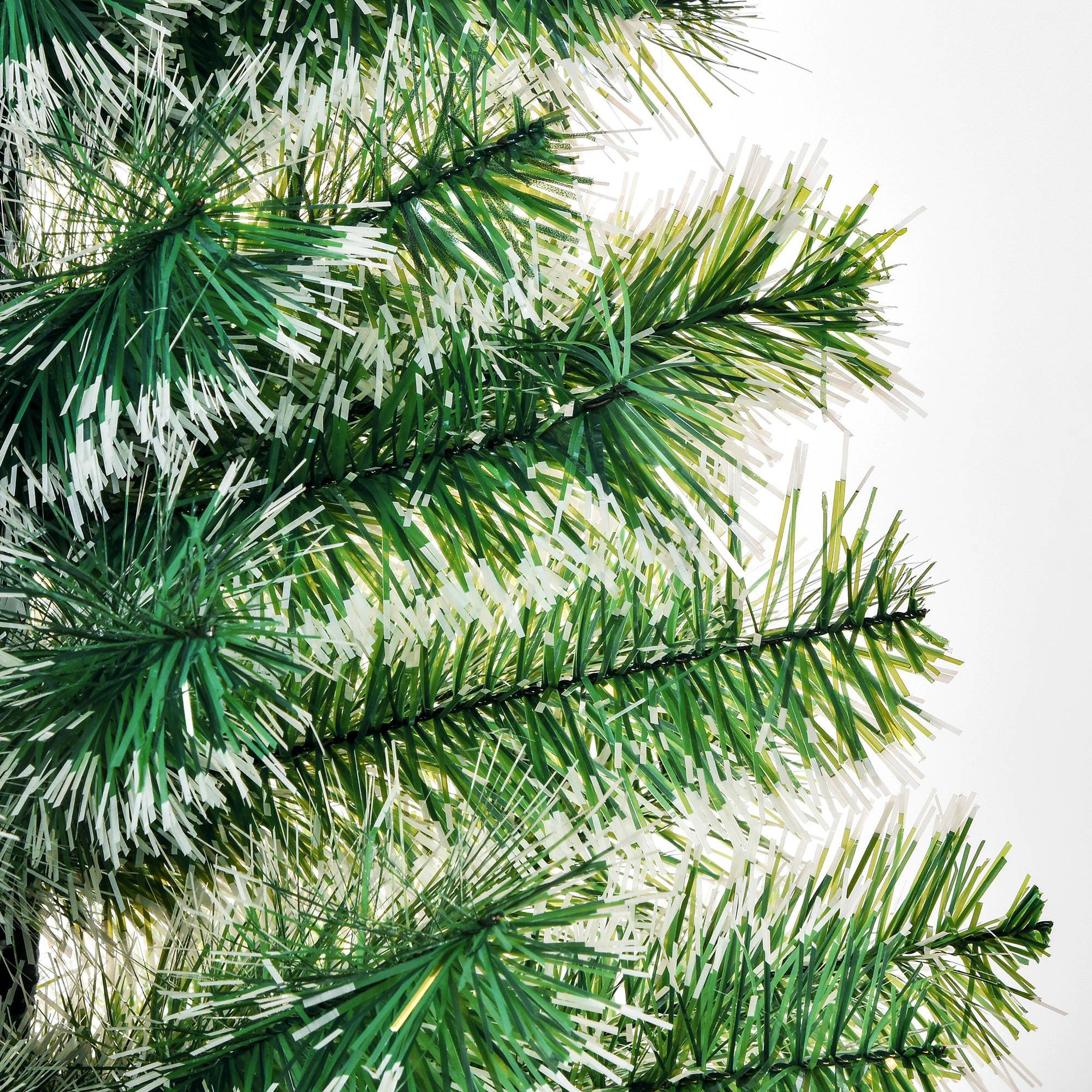 Sans Marque - Arbre de Noël artificiel scène de neige Ø 75 x 150H cm 416 Réplique d'une branche d'épine Nordmann Grand Réalisme,Sans Marque - Image 10