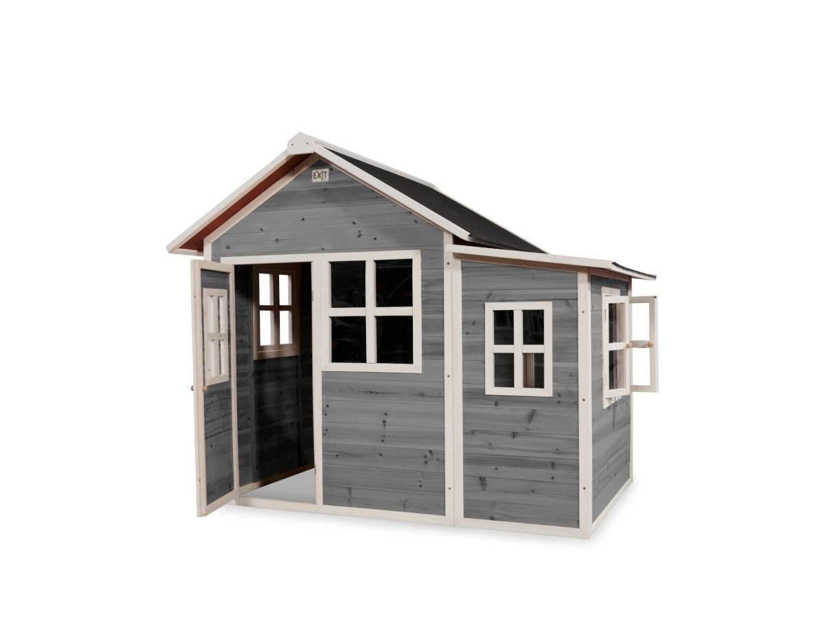 Exit Toys - Maisonnette en bois pour enfants Loft 150 Gris - Exit Toys - Image 2