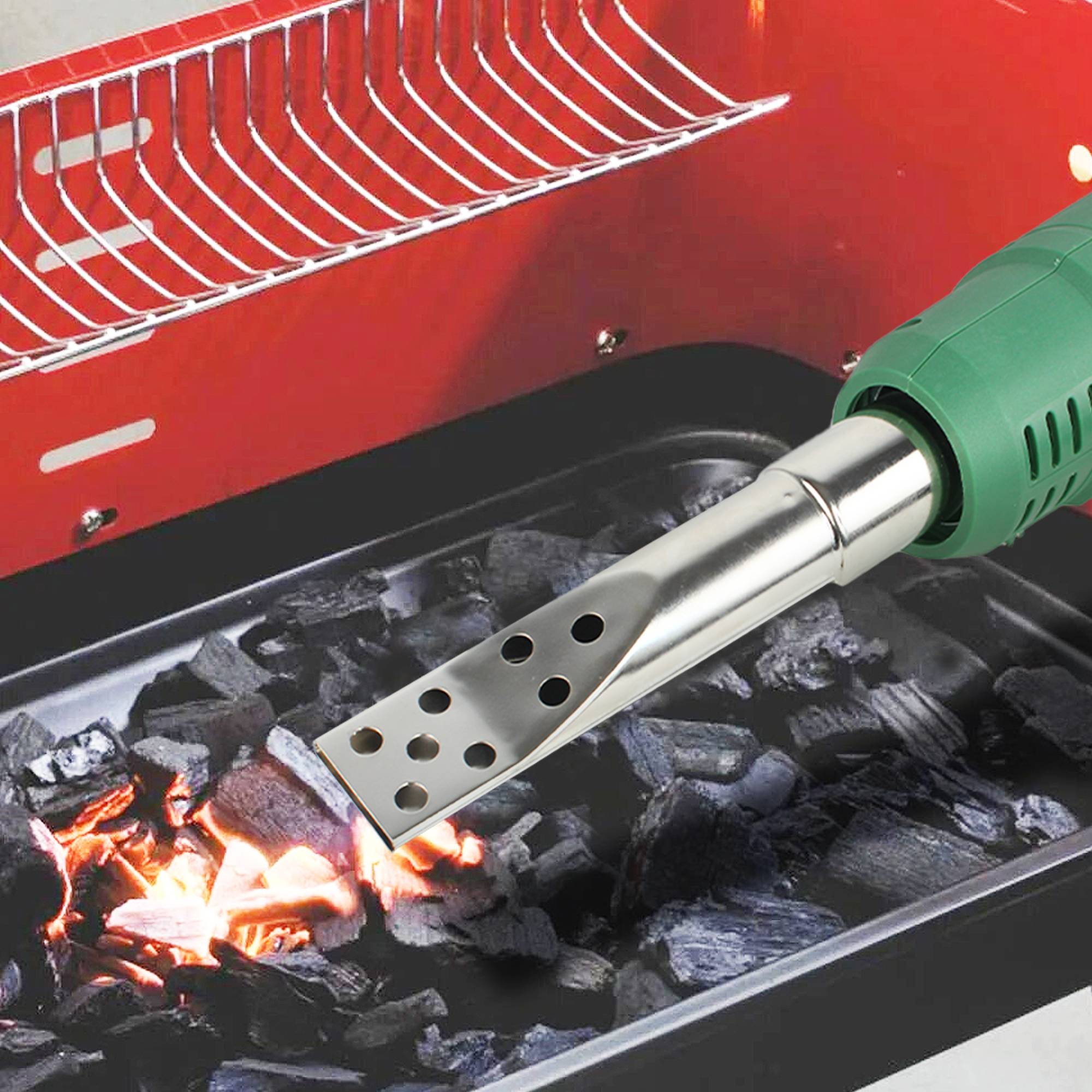 Fishtec - Désherbeur Électrique 2000W 600°C - 2 en 1 Allume-Barbecue et Désherbeur - Manche Amovible 61 cm - Câble 2 m - Image 5