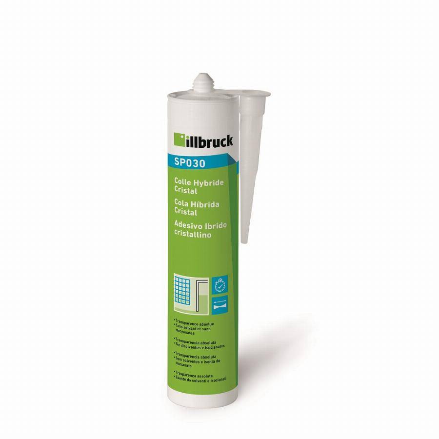 Mastic colle hybride polymère cristal SP030 ILLBRUCK 310 ml - 378295
