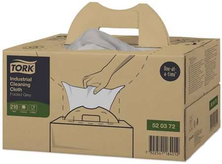 Chiffon nettoyant tork Lot de 4 Cartons de 210 feuilles - Essity (Sca)