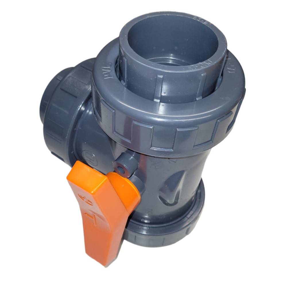 Vanne pvc 3 voies T, Diamètre 40 mm - Image 3