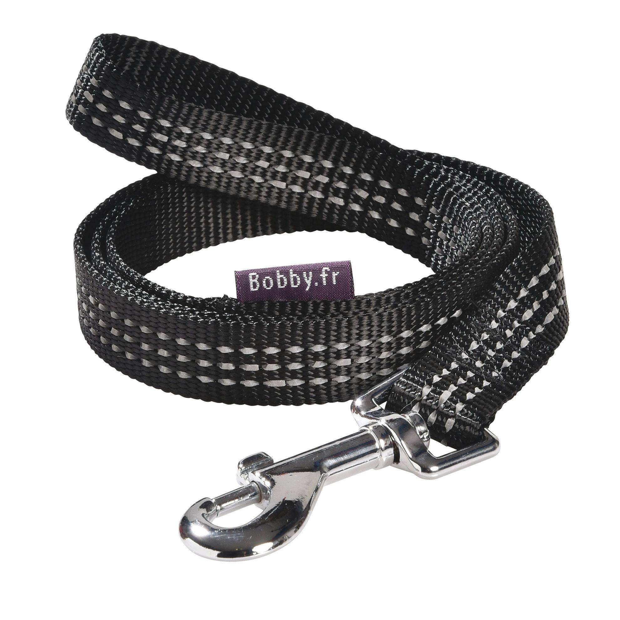 Laisse Safe Noire Taille : M BOBBY