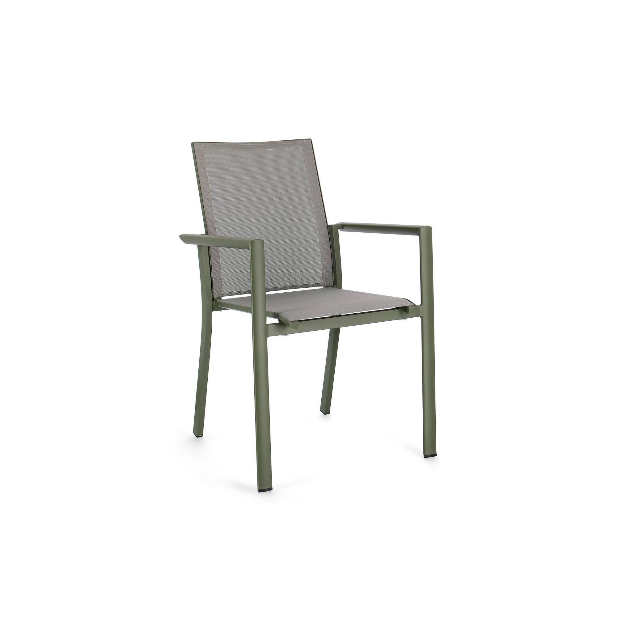 Autre - Chaises de jardin colorées en aluminium (lot de 4) - CASSIS - Image 3