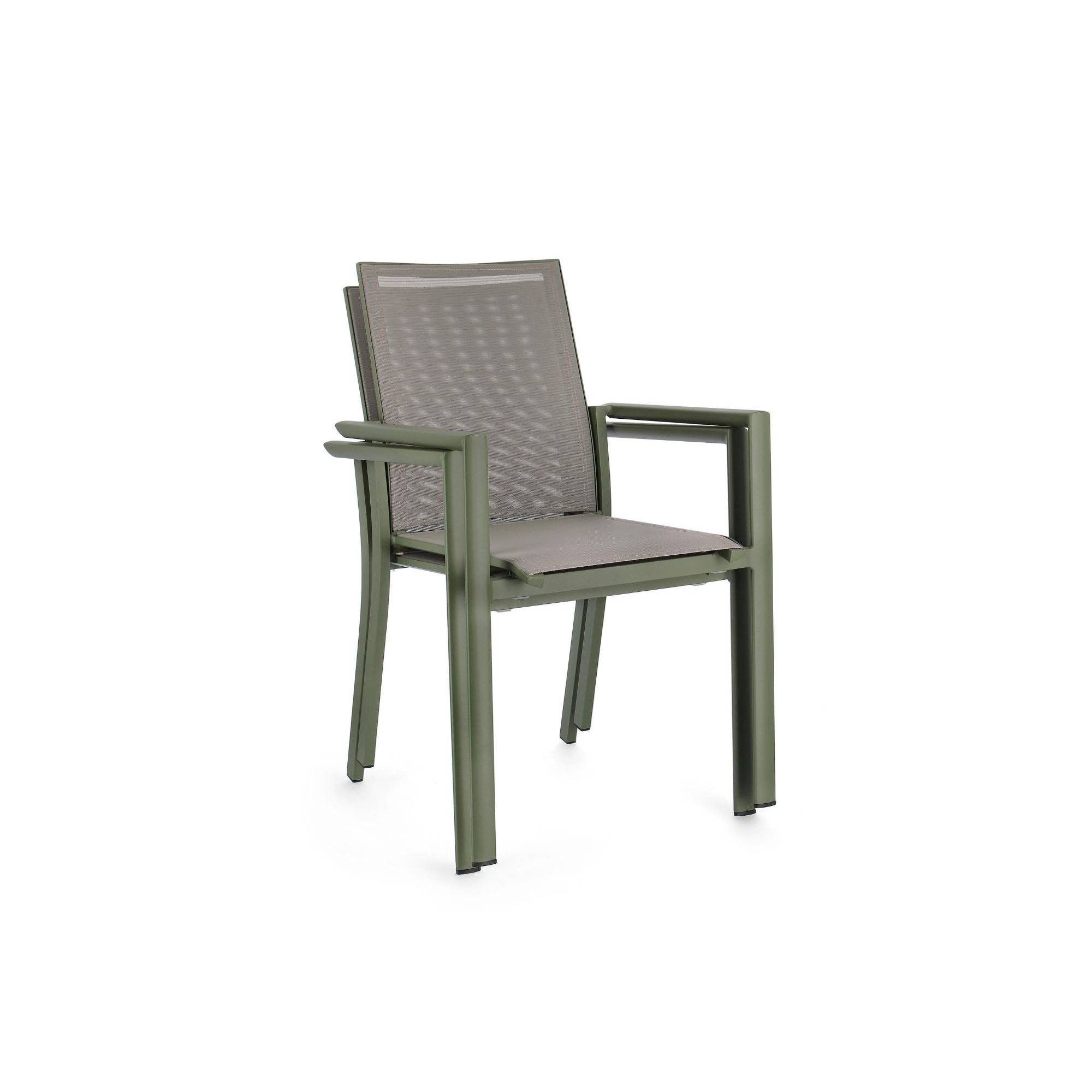 Autre - Chaises de jardin colorées en aluminium (lot de 4) - CASSIS - Image 7