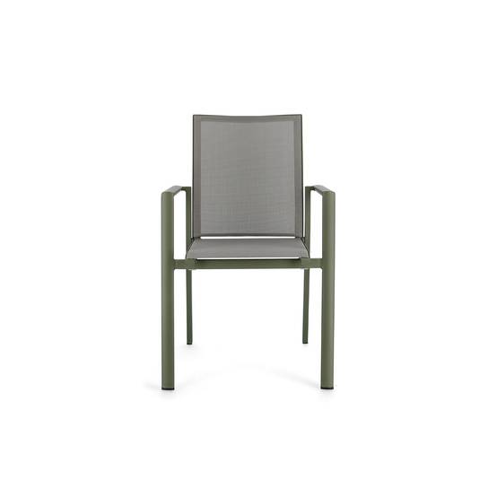 Autre - Chaises de jardin colorées en aluminium (lot de 4) - CASSIS - Image 4