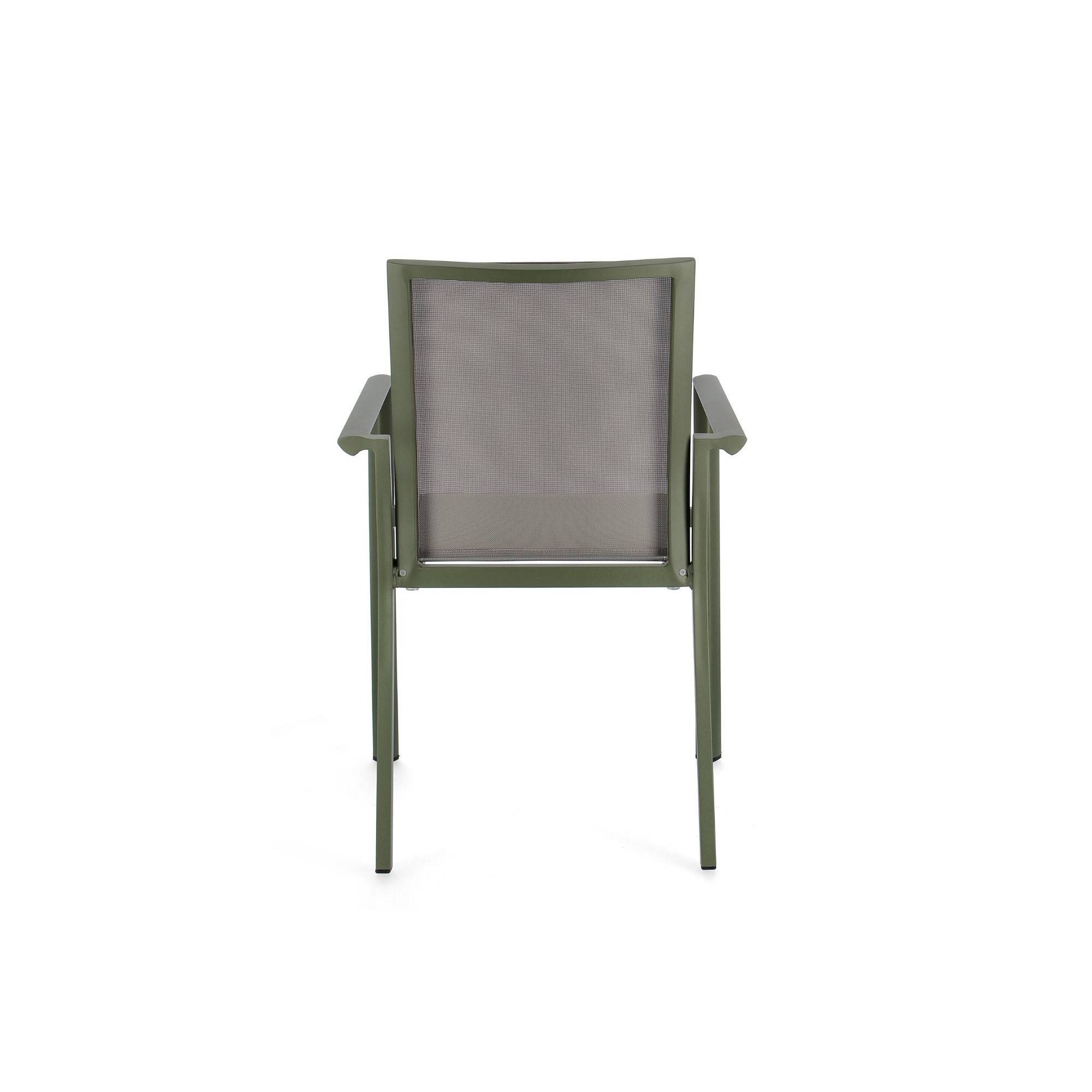 Autre - Chaises de jardin colorées en aluminium (lot de 4) - CASSIS - Image 6