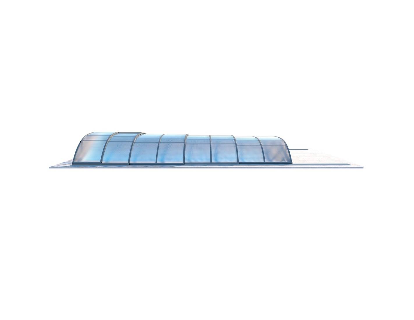Altanka - Abri de piscine Horizon - 7.43x3.5 m - polycarbonate alvéolaire 8 mm - pour piscine BAS7308 - ECO308 - ALTANKA - Image 9