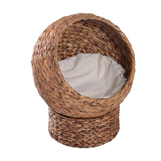 Panier pour chat jacinthe d'eau marron 50 x 42 x 60 cm - PANGIVO - Image 2