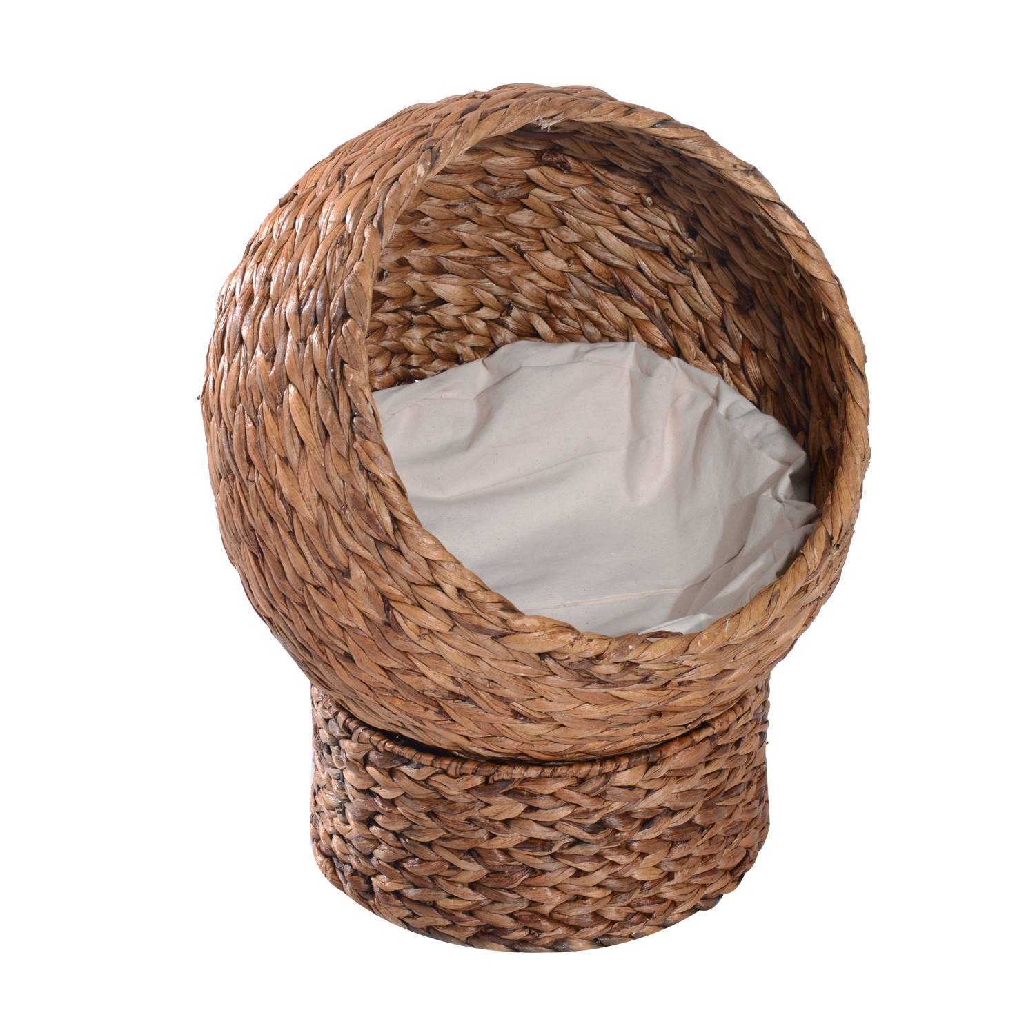 Panier pour chat jacinthe d'eau marron 50 x 42 x 60 cm - PANGIVO - Image 2