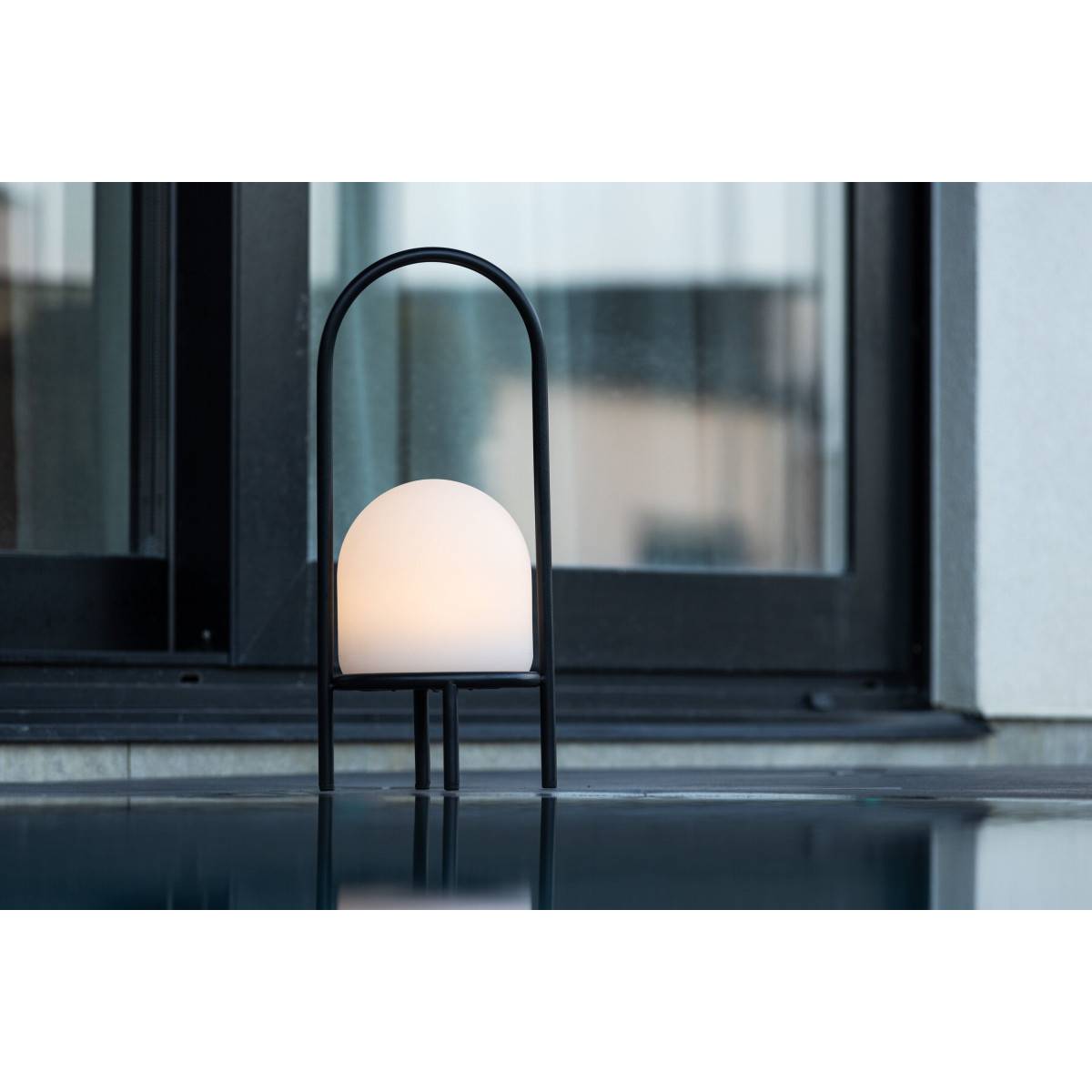 Paris Prix - Lampe à Poser d'Extérieur LED "Colie" 43cm Noir - Image 7
