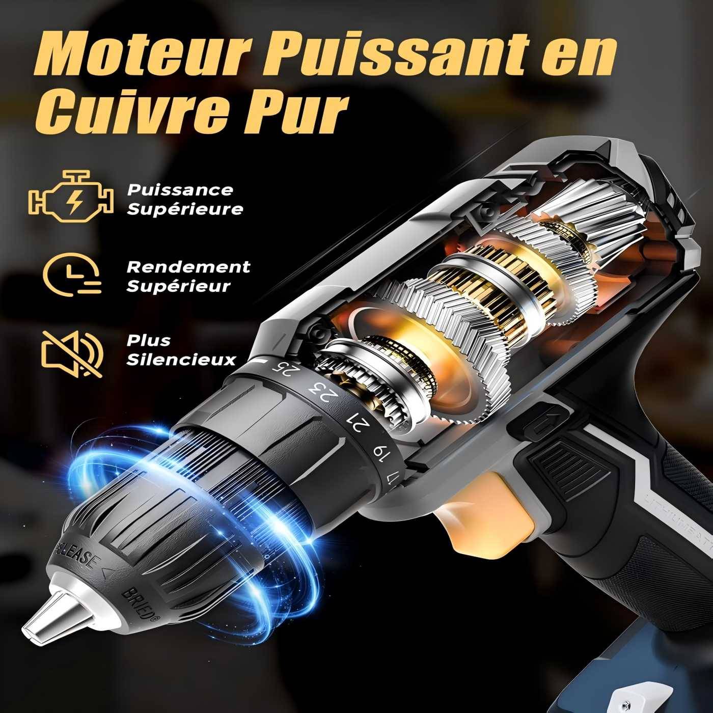 Perceuse sans fil  FAHEFANA - Image 4