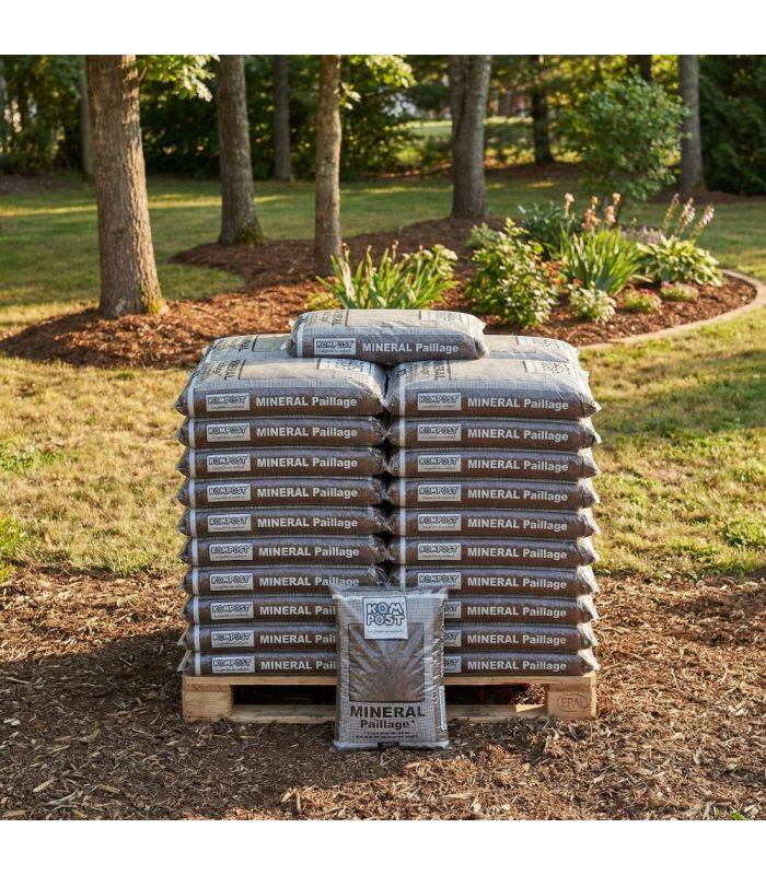 Paillage minéral décoratif en brique pilée 10/25mm, 54 sac de 20 litres - KOM36-54x20 - Image 1
