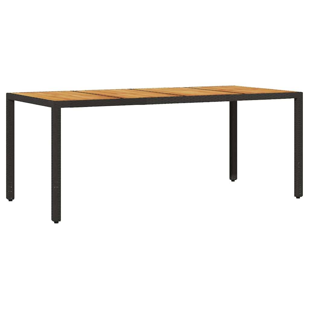 ComfortXL - Table et chaises de jardin 6 places en polyrotin pour repas en terrasse avec coussins Noir – ComfortXL Outdoor Living - Image 5