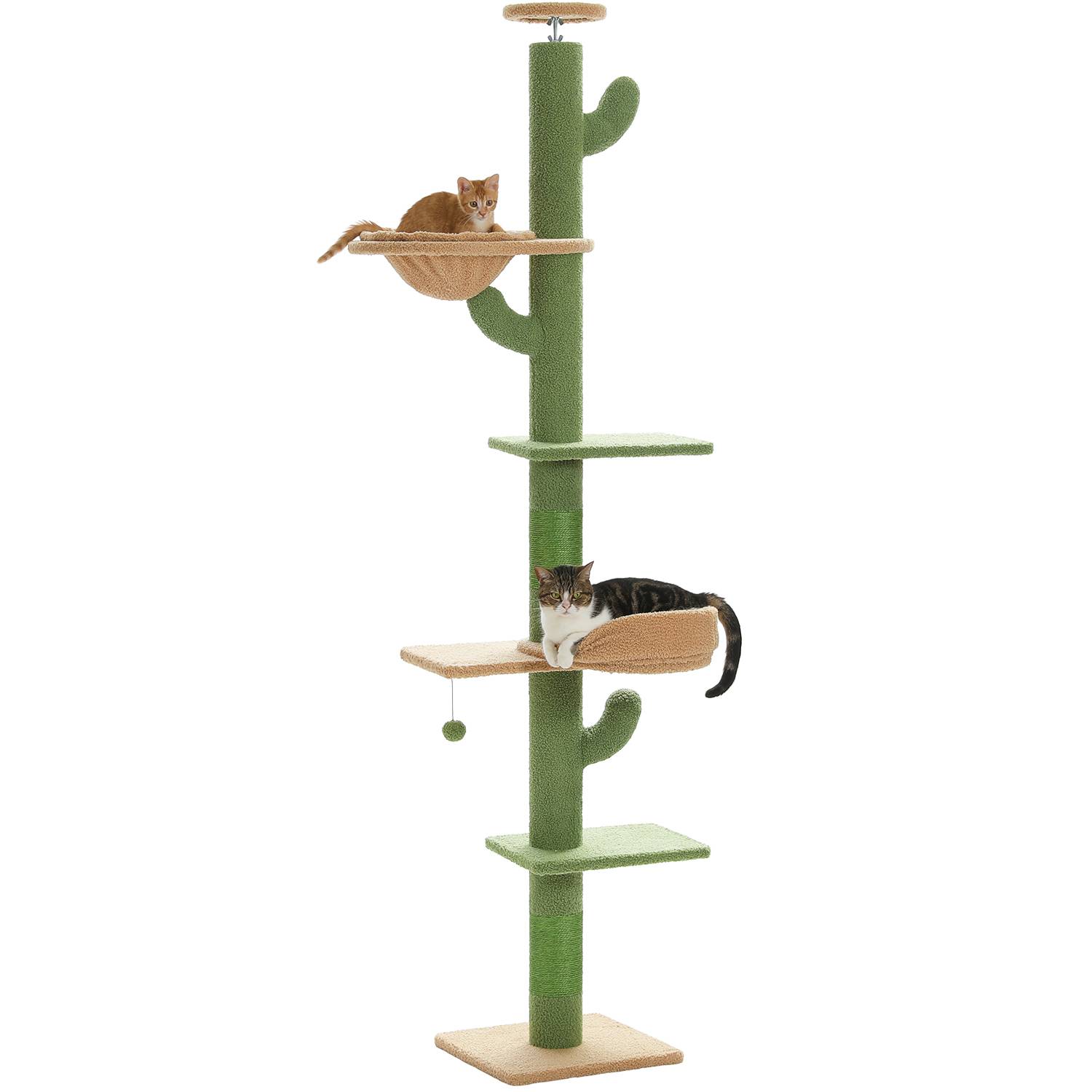 Arbre à Chat Cactus du Sol au Plafond 205-255 cm PAWZ Road - Image 1
