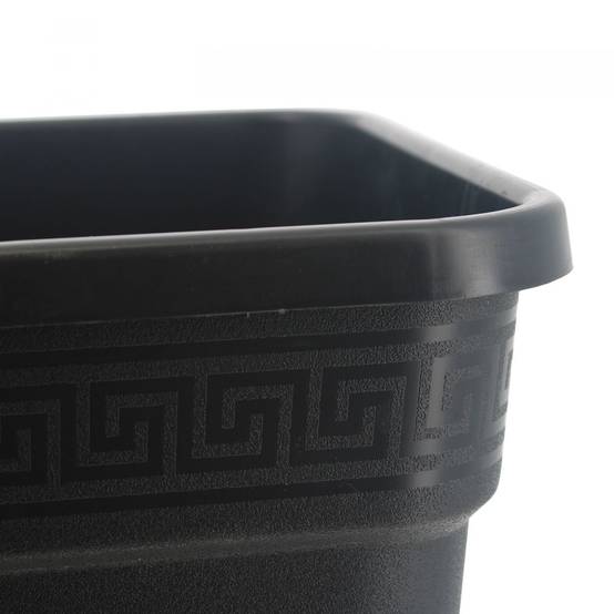 Pot carré noir 30 litres - 36.5 x 36.5 x 37cm - Image 3
