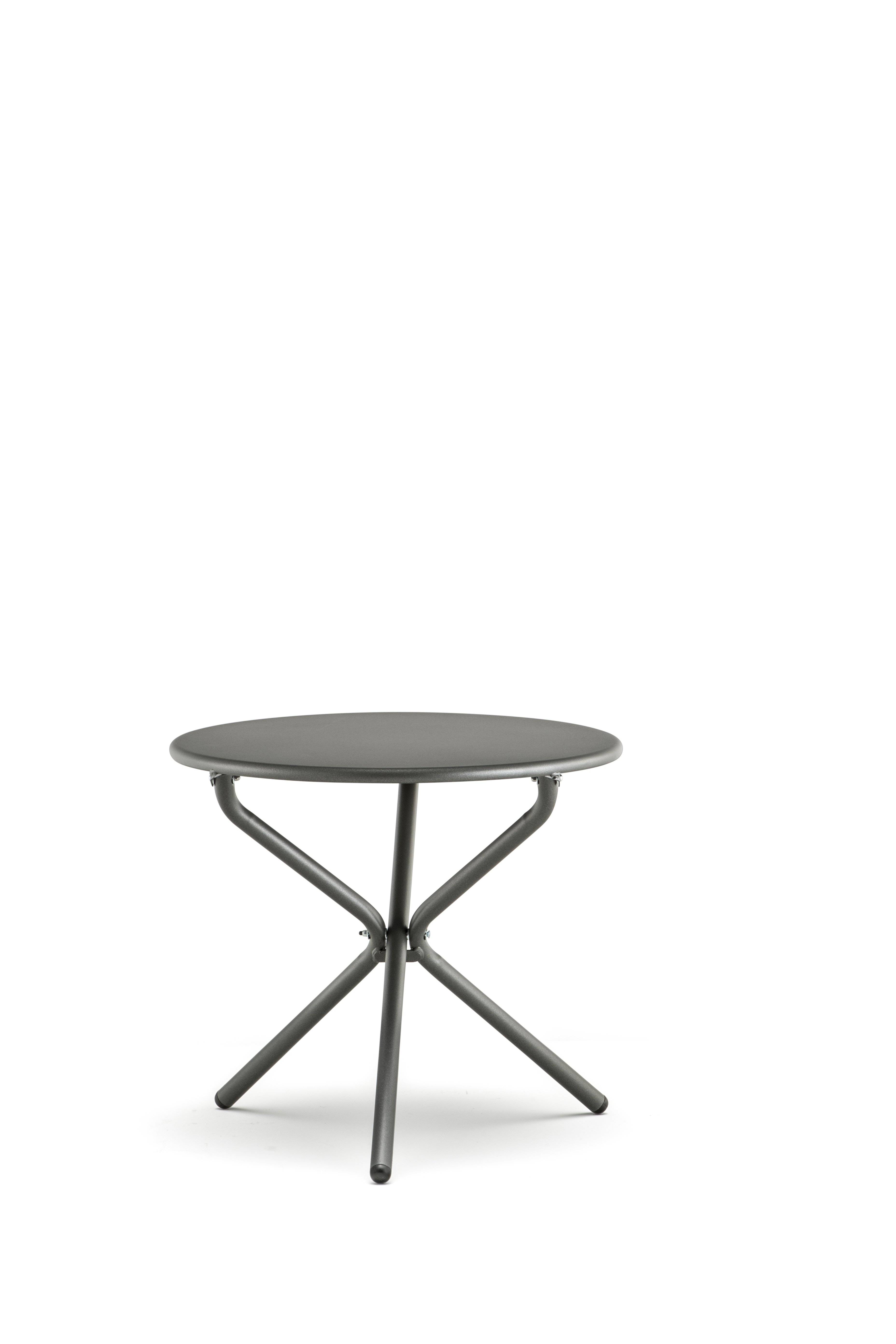 Fiam - Table Basse TRIS Aluminium ANTHRACITE Ø55x46,5 cm FIAM - Image 2