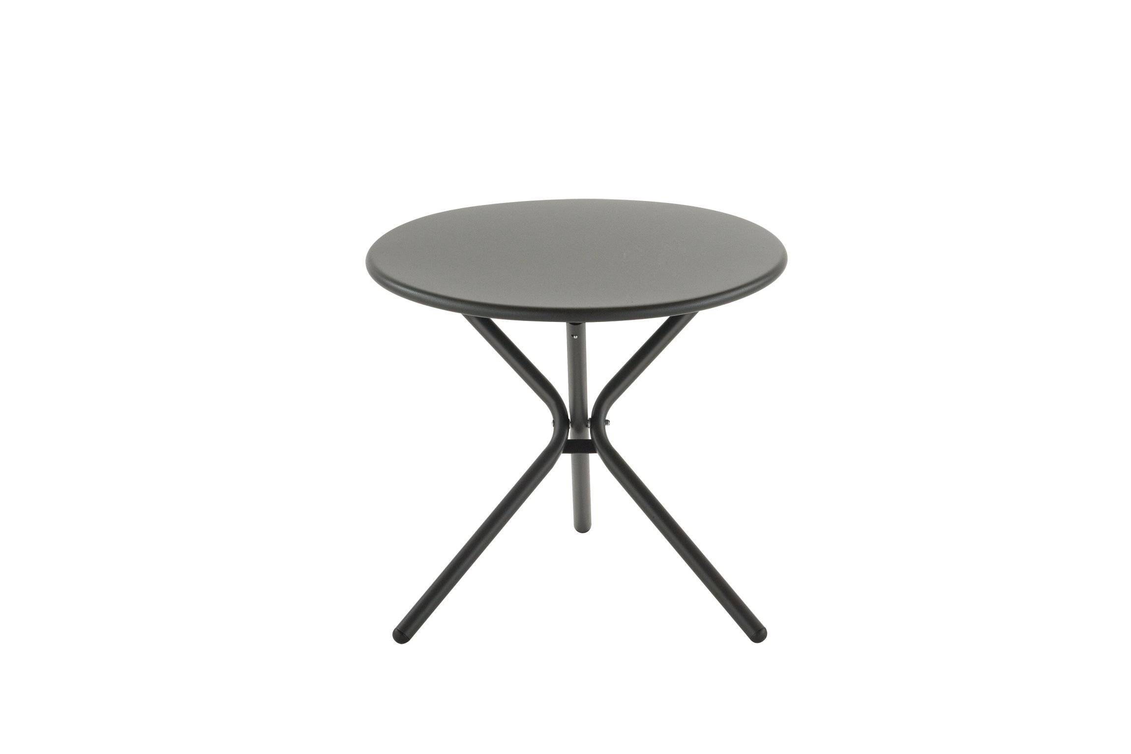Fiam - Table Basse TRIS Aluminium ANTHRACITE Ø55x46,5 cm FIAM - Image 1