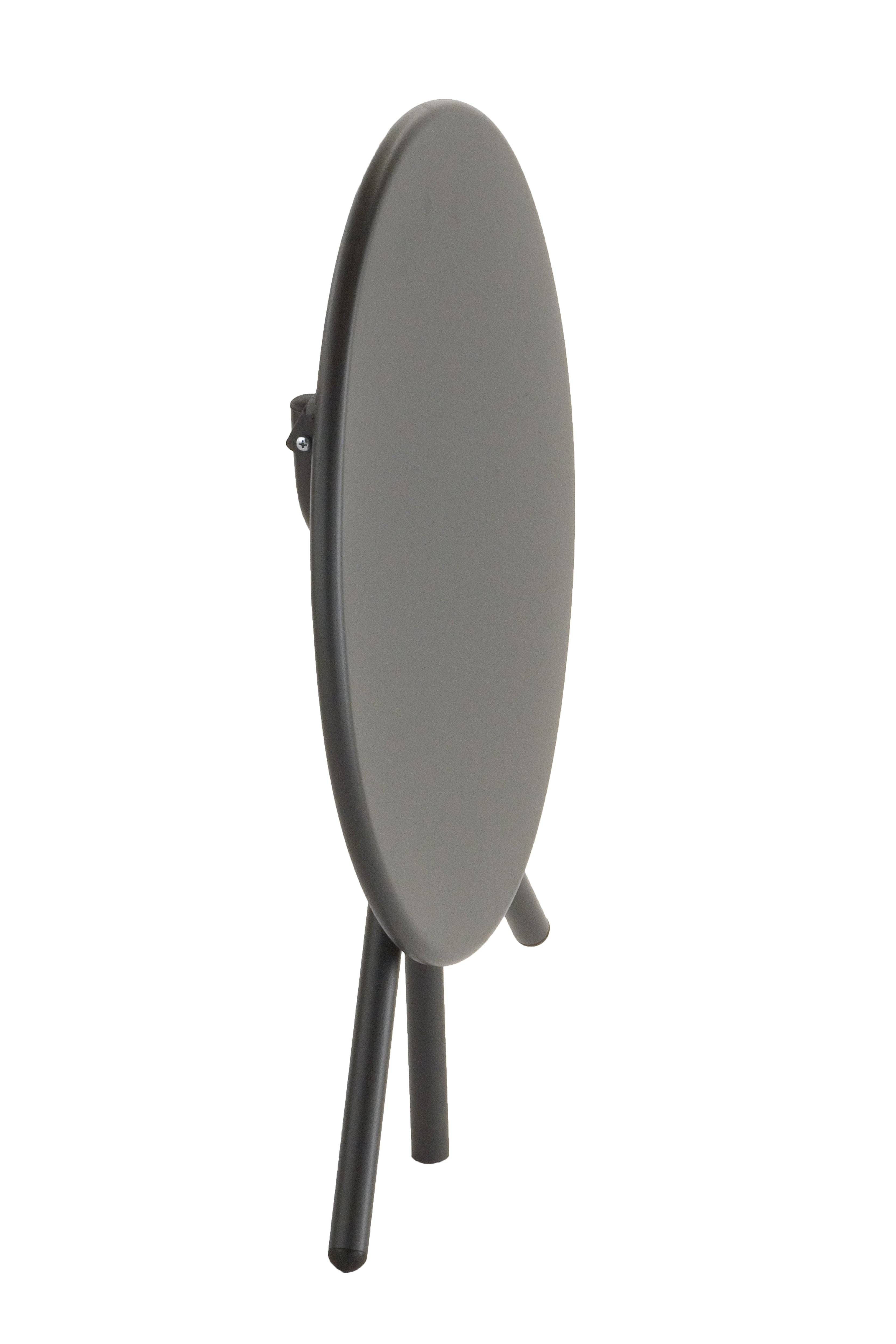 Fiam - Table Basse TRIS Aluminium ANTHRACITE Ø55x46,5 cm FIAM - Image 3