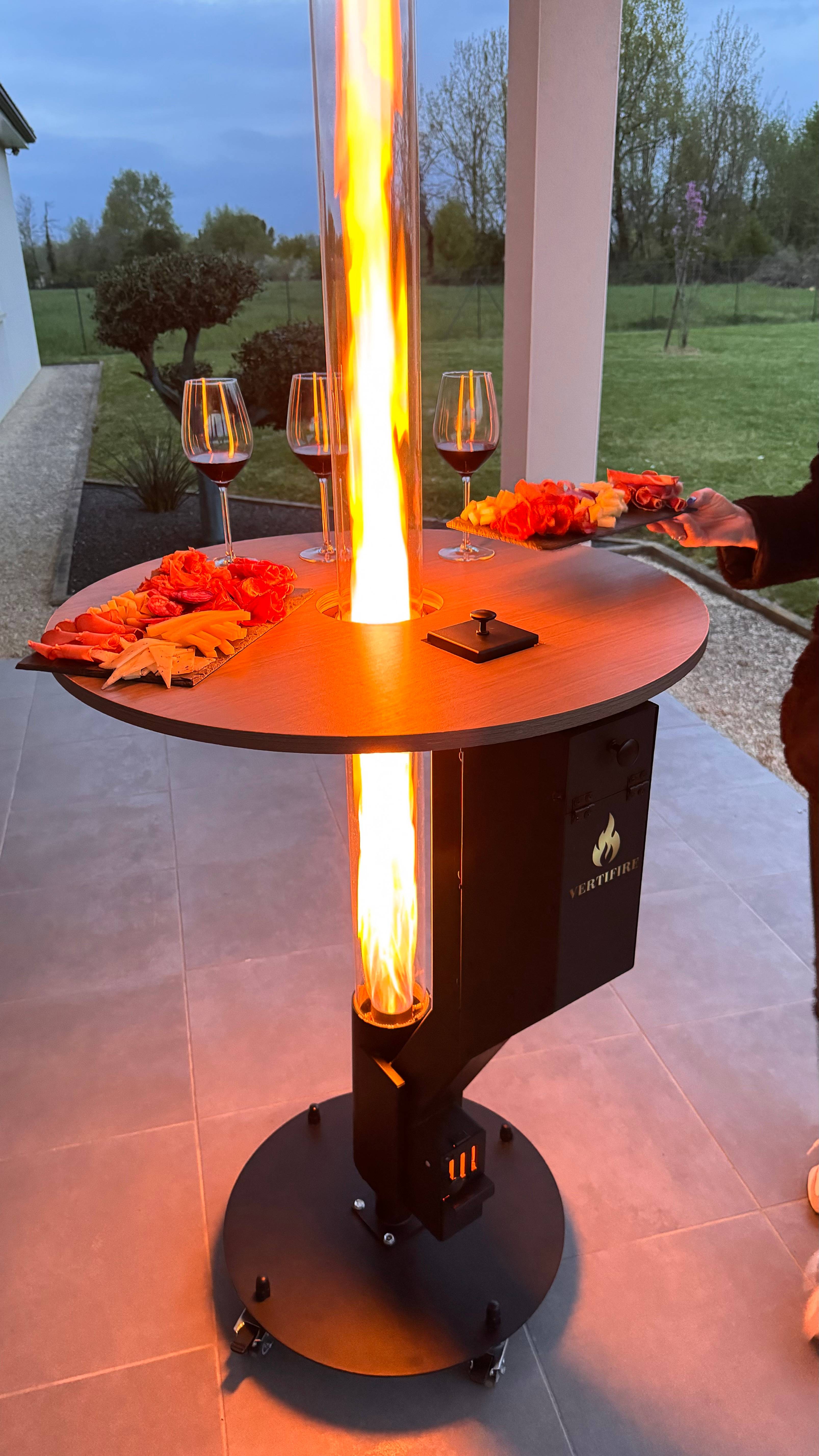 PARASOL CHAUFFANT VERTIFIRE AU PELLET 14KW - Image 3