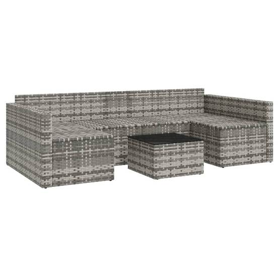 Vidaxl - Salon de jardin 2 pcs avec coussins Gris Résine tressée vidaXL 362344 - Image 8
