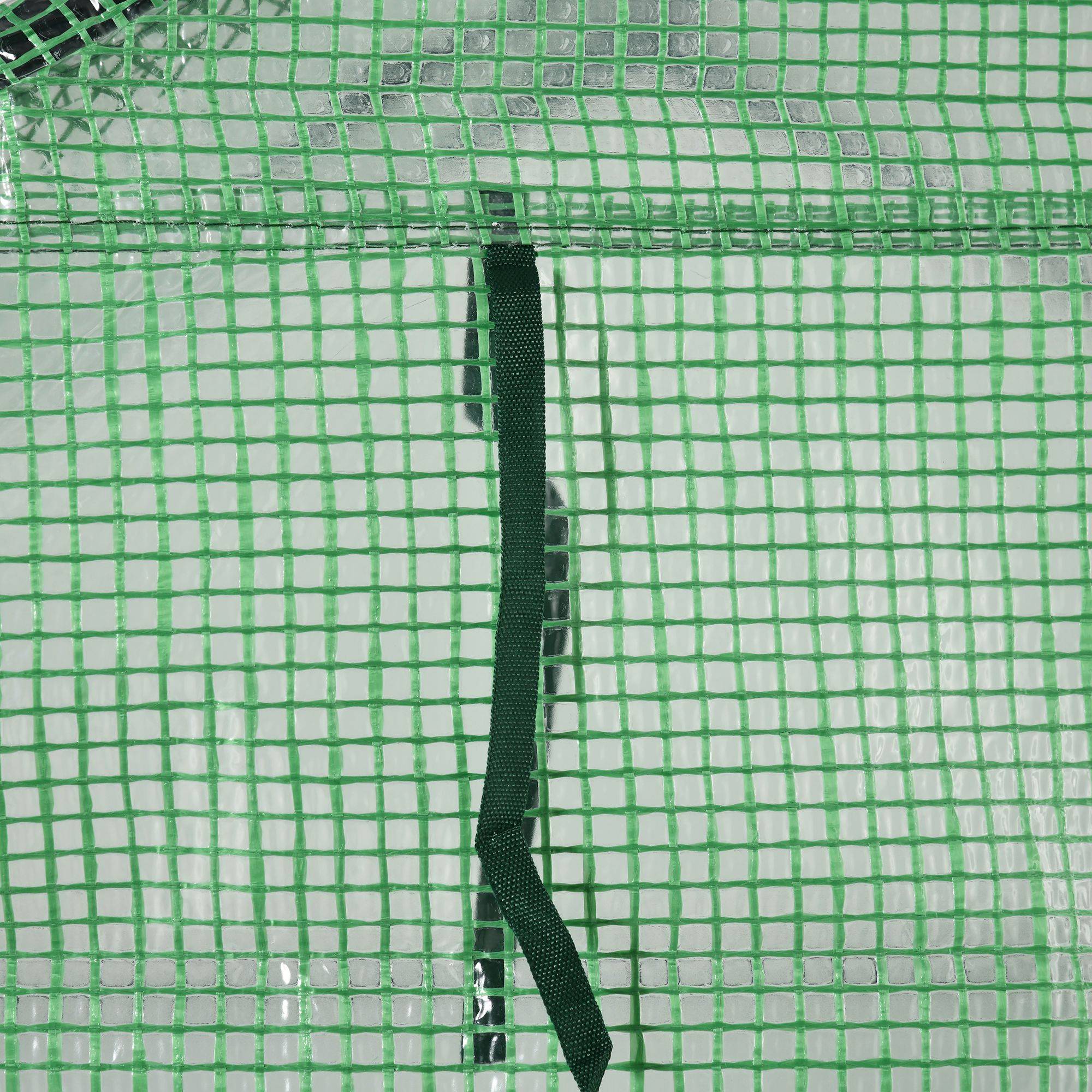 Serre de jardin étagères acier bâche PE balcon croissance plantes 143x138x190cm vert - ComfortXL Outdoor Living - Image 10