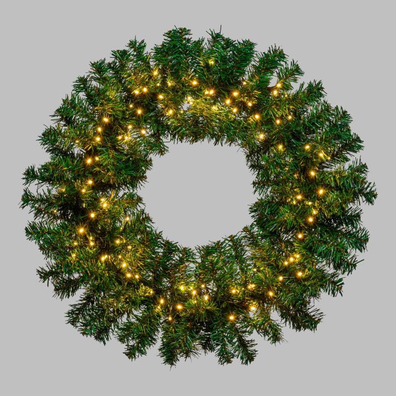 Lotti - Couronne Sapin lumineuse Ø60cm MOENA à piles 140 LED blanc chaud SMART Connect Lotti - Image 1