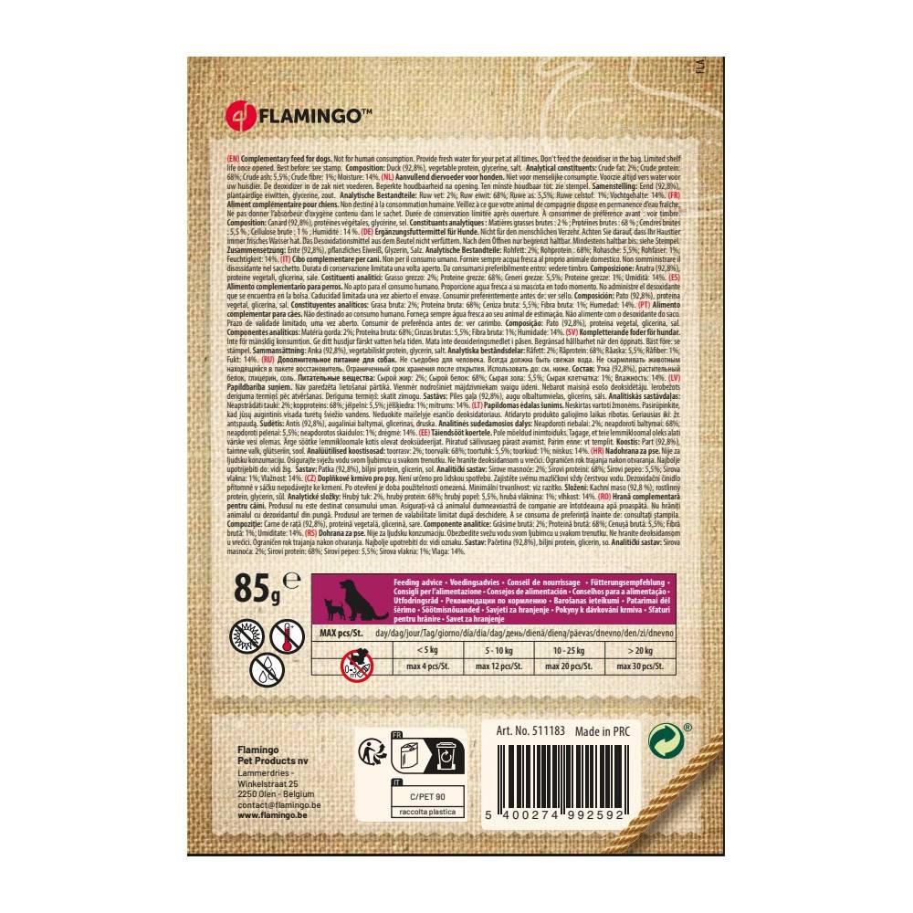 Friandises Hapki Lanières Canard 85 g pour chien - Image 4