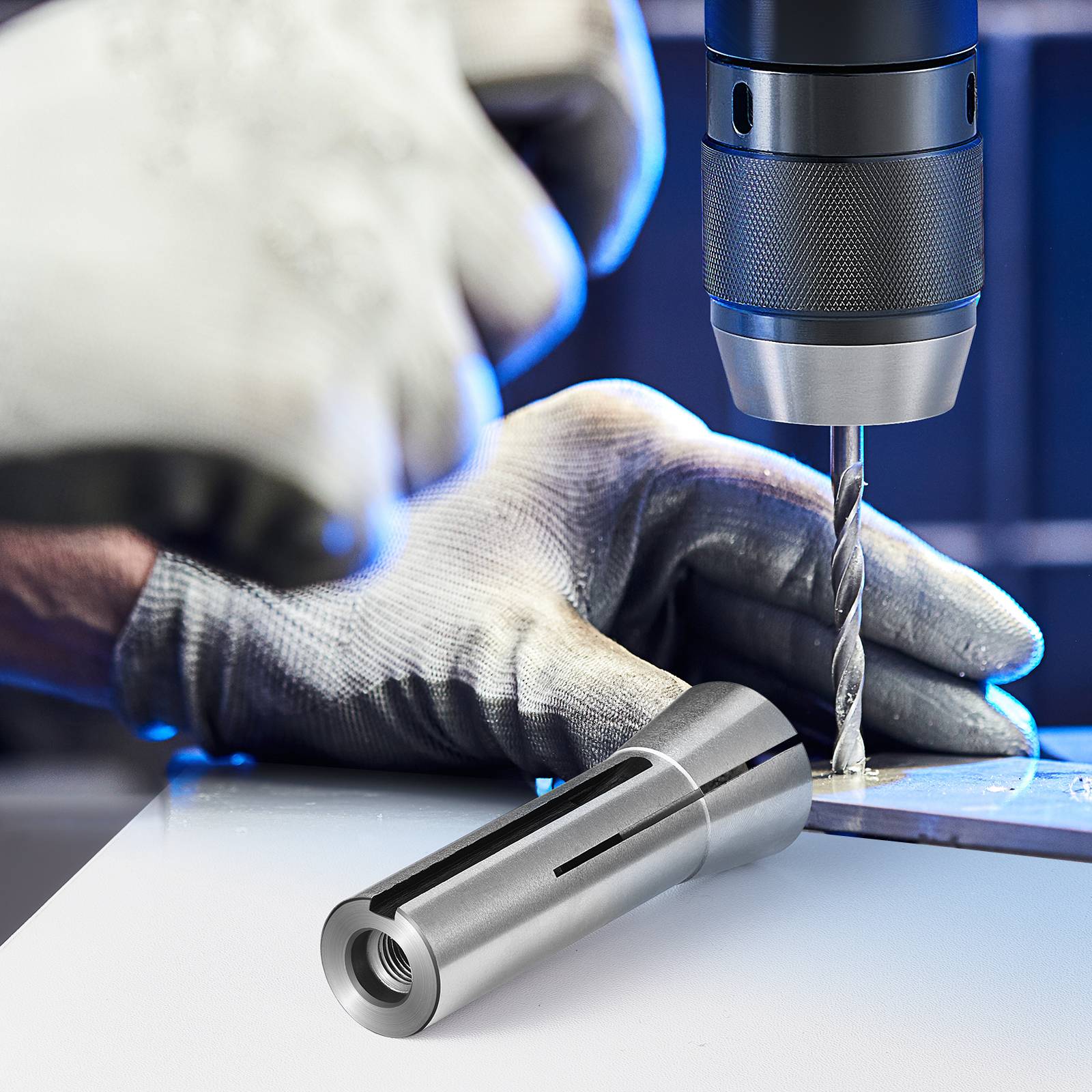 Vevor - VEVOR Pinces de serrage R8 13 pcs, 1/8"-7/8" (3,2-22,2 mm), acier carbone 45#, TIR 0,0012"/30 µm, 13 boîtes de rangement. - Image 8
