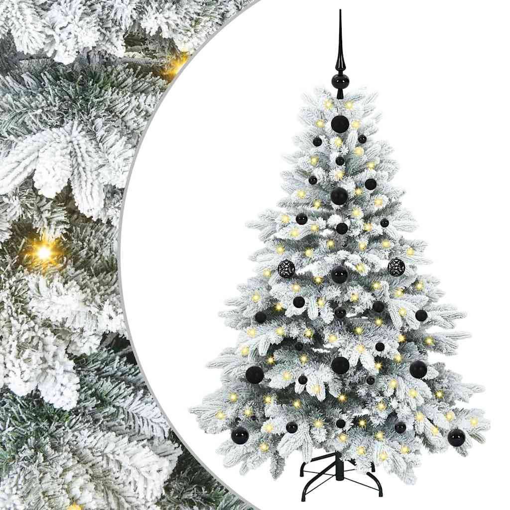 Maison Chic - Sapin de Noël | Arbre de Noël artificiel avec 150 LED Blanc 120 cm PE et PVC Maison Chic - Image 1