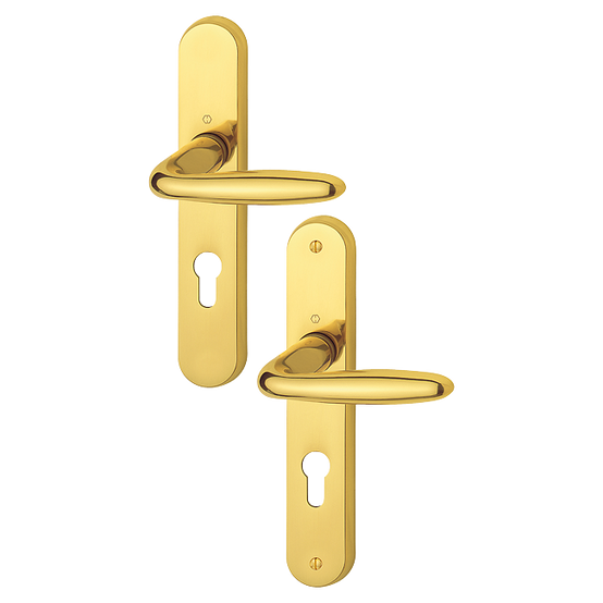Ensemble de porte Verona HOPPE - Laiton poli - M151/265LF - Clé i - 2811051