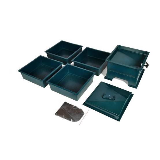 Lombricomposteur plastique PEHD vert 42 x 42 x 60 cm - PANGIVO - Image 3