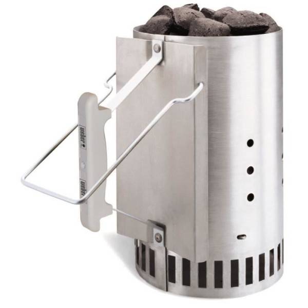Cheminée d'allumage pour barbecue a charbon - WEBER - Rapidfire - Poids 2,18 kg - Dimensions 32x19x30,5 cm - Image 1