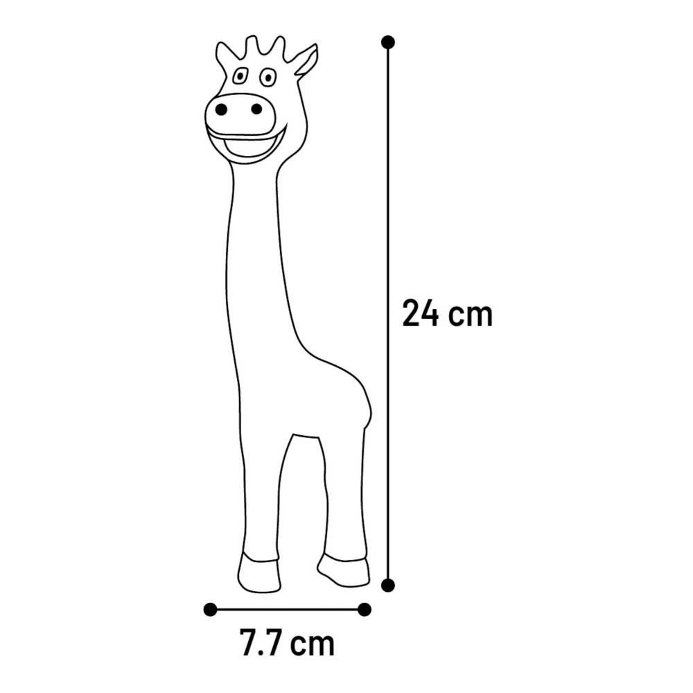 Flamingo - un Jouet une Girafe en latex couleur aléatoire  24 cm pour chien - Image 5