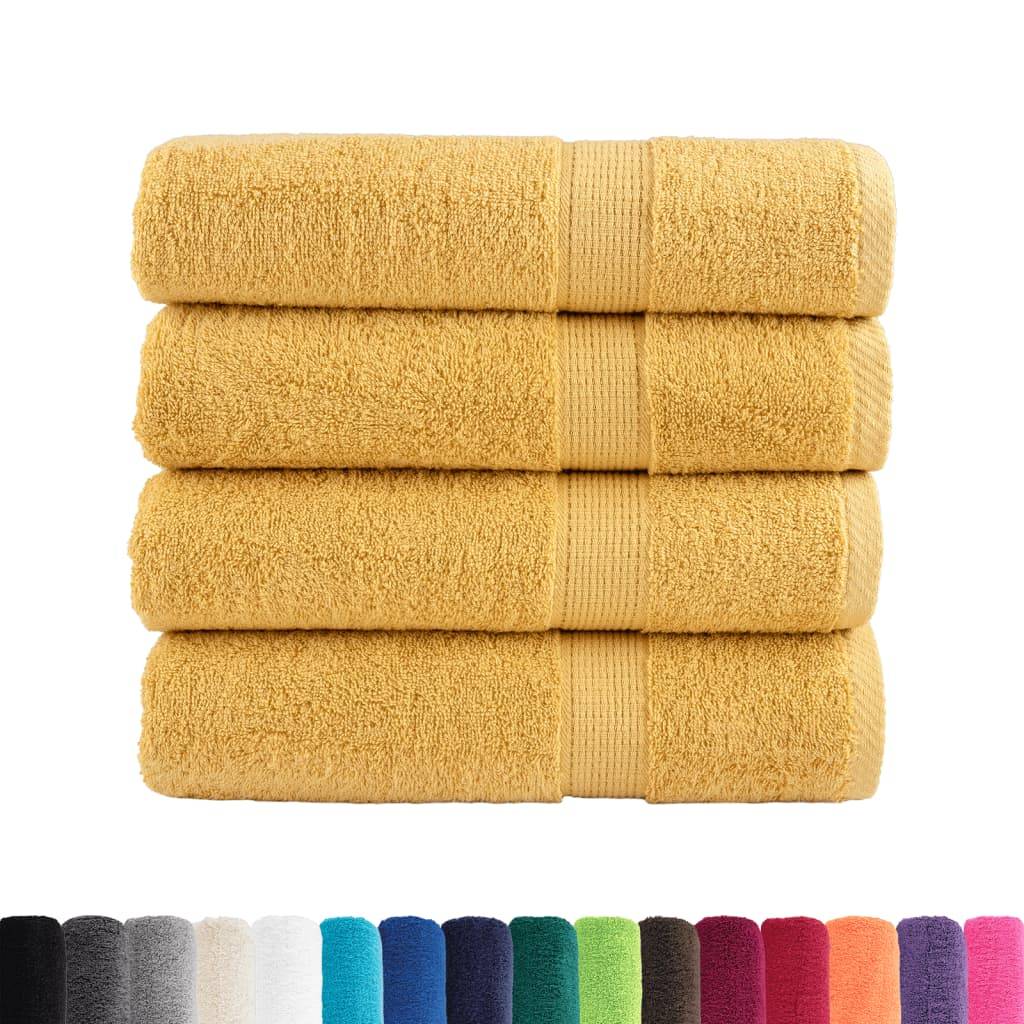 Nappe / serviette coton or  70 x 140 cm  - Prolenta premium p344.0 - Image 1